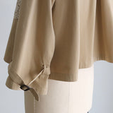 ヴィンテージワッシャーコットンAnticoケミカルショートコート