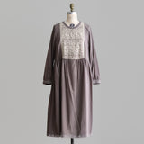 60ふんわりコットン lacyワンピース