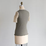 organicコットンテレコチューリースリーブ