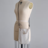 しろのはボーダー刺繍プティバッグ