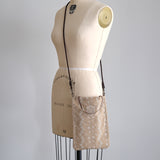 しろのはボーダー刺繍プティバッグ