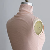 コットンワッシャーチュールノースリボトルネック