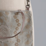 しろのはボーダー刺繍プティバッグ