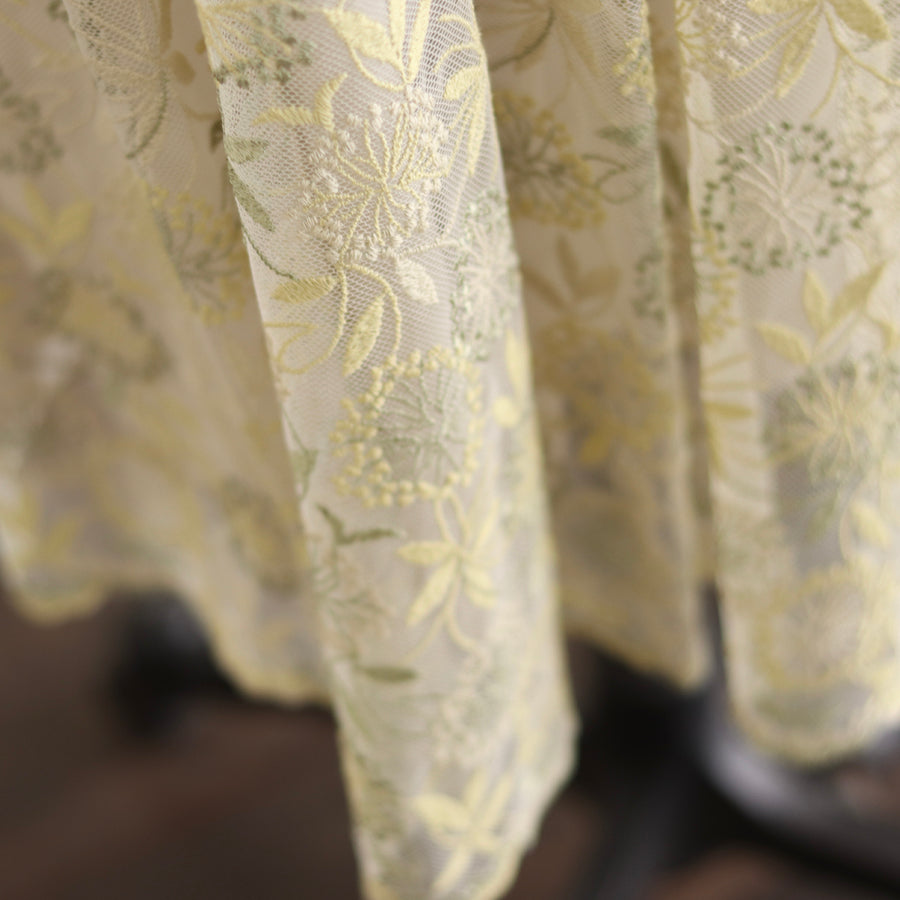 laceflowerチュール刺繍スカート – REI THE LACES CHAMBER