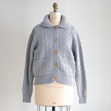 〔各色1点のみ！再入荷なし〕タスマニアウールkint ショールカラーカーディガン