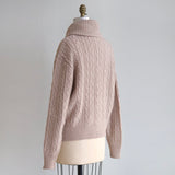 〔各色1点のみ！再入荷なし〕タスマニアウールkint ショールカラーカーディガン