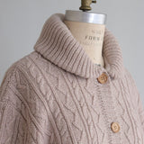 〔各色1点のみ！再入荷なし〕タスマニアウールkint ショールカラーカーディガン