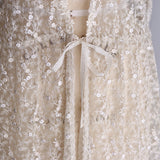 [Scheduled to arrive in mid-March 2024] Tulle embroidered gown [Now accepting reservations]