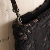 もこもこクロスステッチ刺繍ショルダーBag