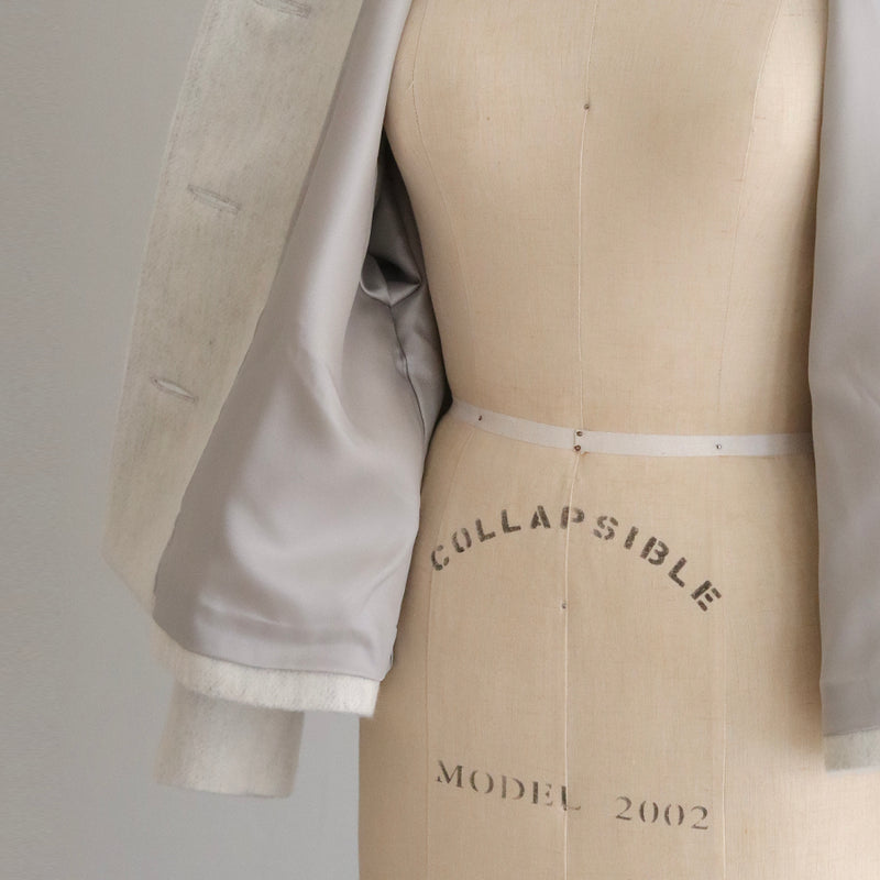 ウールシャギーショールカラーコート