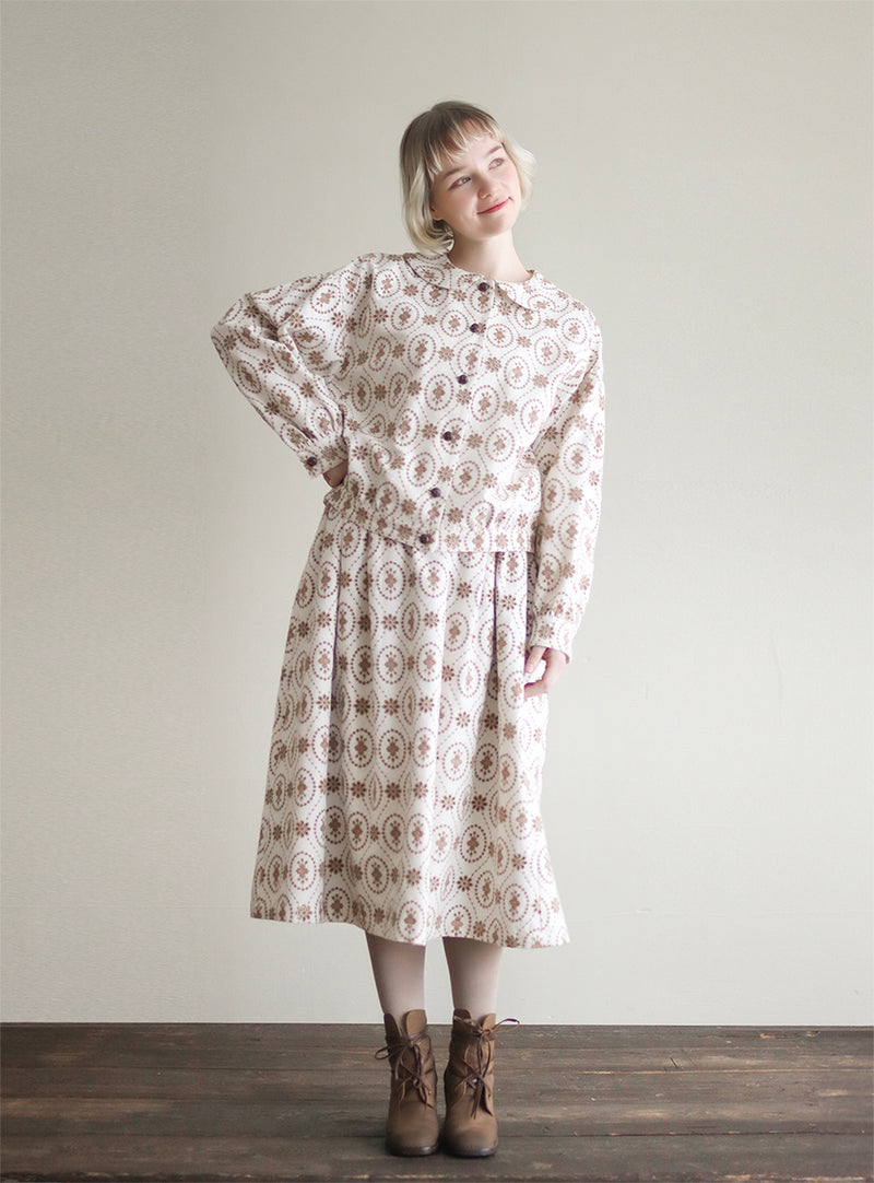 organicコットンemblem刺繍 ブルゾン