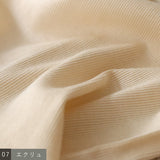 〔No.9340〕コットンカシミヤテレコイタリアンレースクルーネックインナー【2026年9月中旬入荷予定】