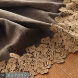 〔No.11221〕ウールガーゼ花音ケミカルストール【2026年10月下旬入荷予定】