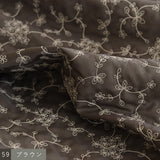 〔No.9314〕花ふたえ刺繍コートワンピース【2026年9月下旬入荷予定】