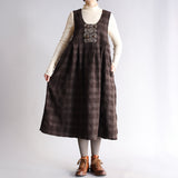 〔No.9333〕ウールタンブラージャンパースカート【2026年10月中旬入荷予定】