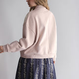 〔No.9321〕コットン裏毛ブルゾン【2026年9月下旬入荷予定】