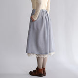 〔No.9328〕ウールガーゼスカート【2026年10月上旬入荷予定】