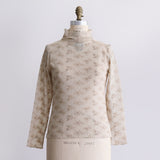 cotton tulle embroidery bottle long sleeves