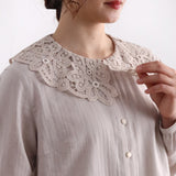 [Expected to ship in early September 2023] Organic Cotton Double Gauze Blouse [Pre-order now]