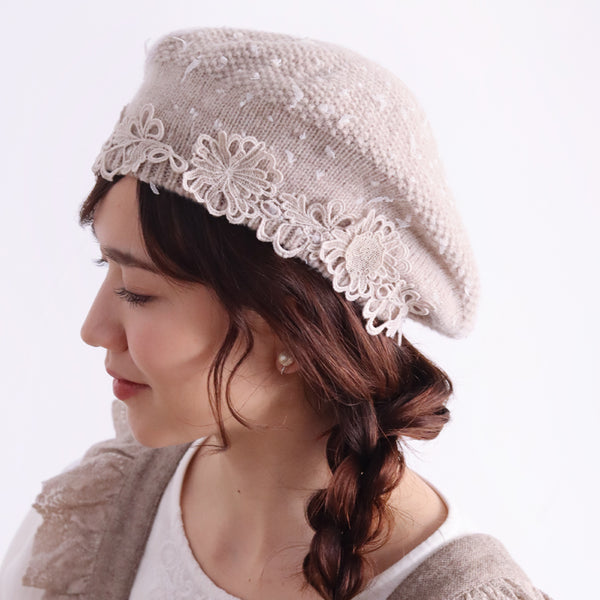 [Expected to ship in late October 2023] papiyon airy knit beret [accepting reservations] 