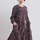 [Planned to ship in late August 2023] Organic double gauze jardin all-embroidered coat dress [accepting reservations]
